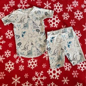 Loulou Lollipop Dinosaurs 2-pc Short Pajama Set